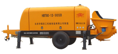 华强京工HBT80.13.90SB拖式电动混凝土输送泵高清图 - 外观