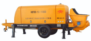 华强京工 HBT80-13-110SB 拖式电动混凝土输送泵