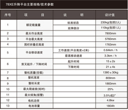 杭叉78XE剪叉式升降平台叉车高清图 - 外观