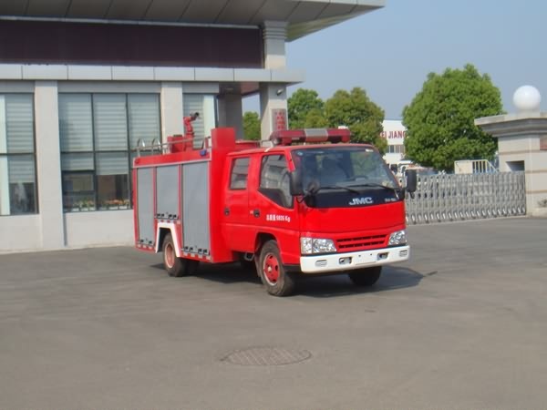 江特 江铃国四水罐消防车 