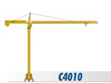 川建C4010水平臂塔式起重机高清图 - 外观