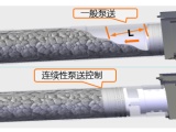 【高效电控换向控制】压力跳变自适应换向，实现不同泵送工况下换向位置精准，实际行程利用率提升10%，换向过程排量控制策略，使输送缸内混凝土最快速度被挤压密实，出料连续性提升15%。