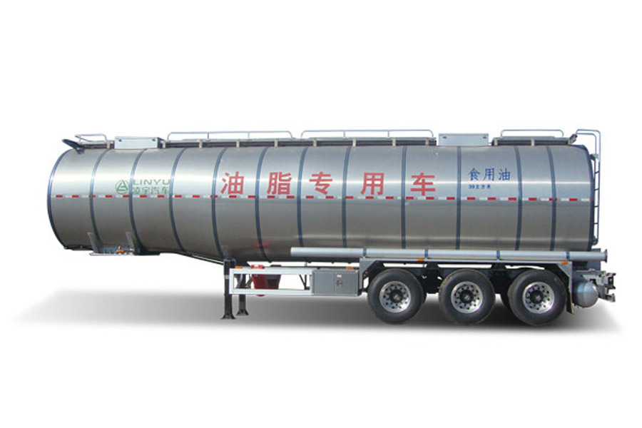 凌宇汽车 CLY9400GPG 39方不锈钢保温半挂车（普通液体运输车）