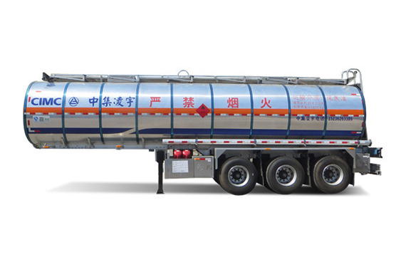 凌宇汽车 CLY9401GRYS1 33.6方铝合金保温半挂车（易燃液体运输车）