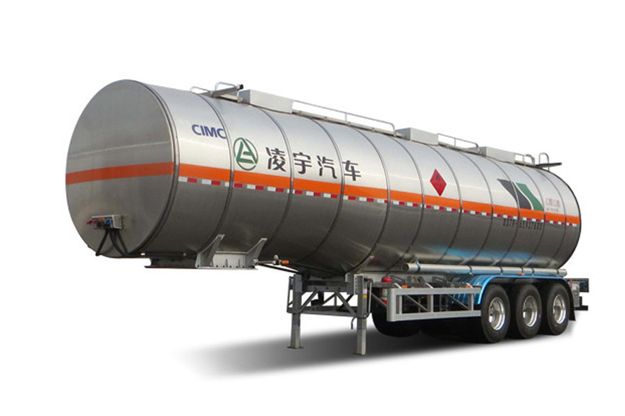 凌宇汽车 CLY9401GRYT 42方铝合金保温半挂车(易燃液体运输车)