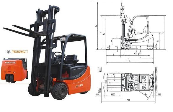 诺力 FE3D20AC 电瓶叉车