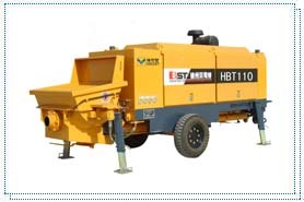 贝司特HBT110拖式混凝土泵高清图 - 外观